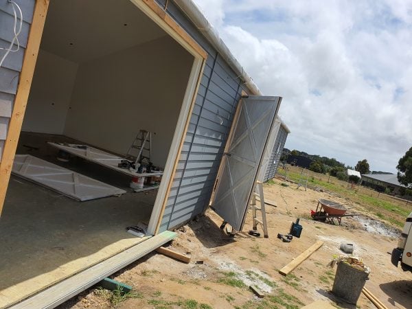 house being constructed