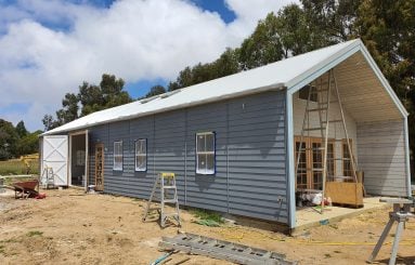 house being constructed