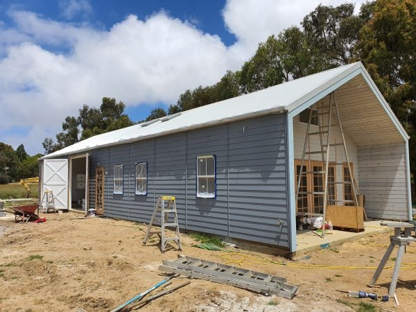 house being constructed